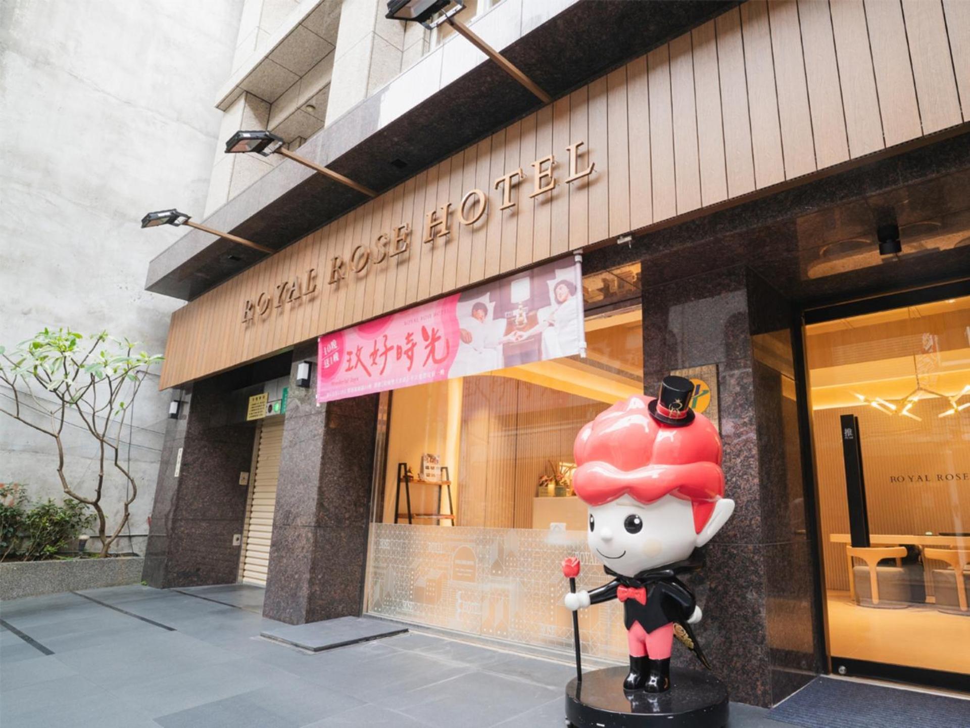 Royal Rose Hotel Zhongshan Taipei Exterior foto