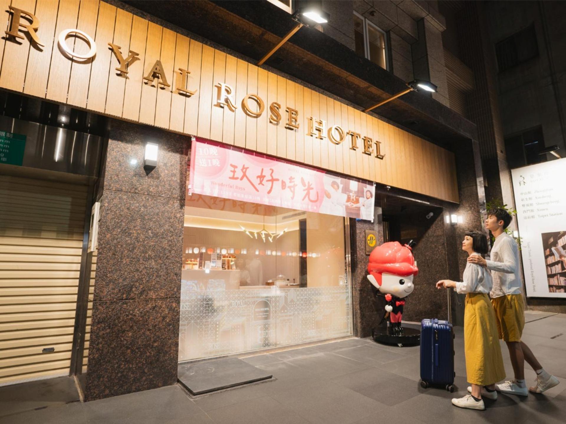 Royal Rose Hotel Zhongshan Taipei Exterior foto
